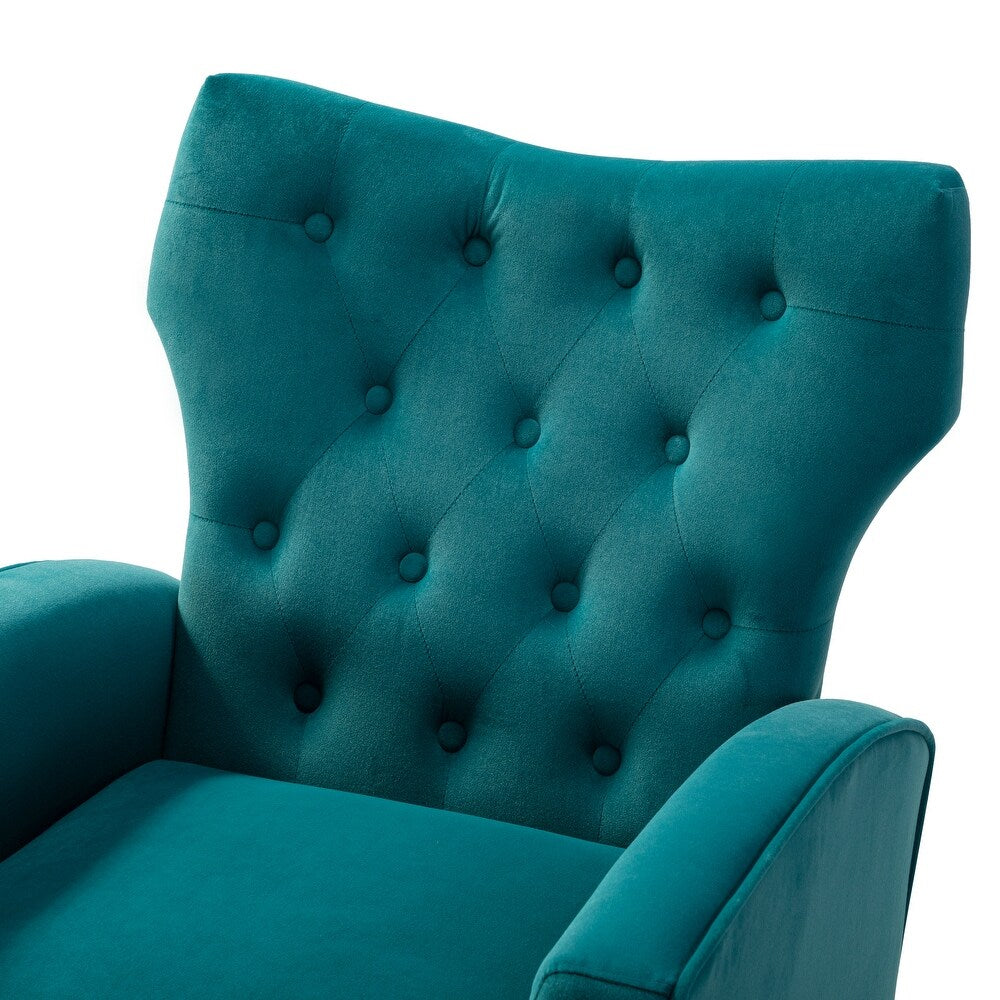 Danita Upholstered Accent Chair with Tufted Back