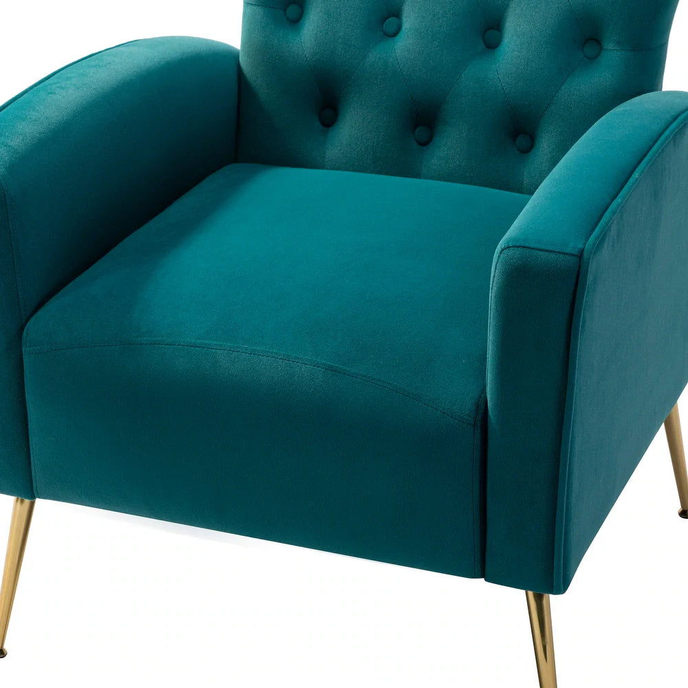 Danita Upholstered Accent Chair with Tufted Back