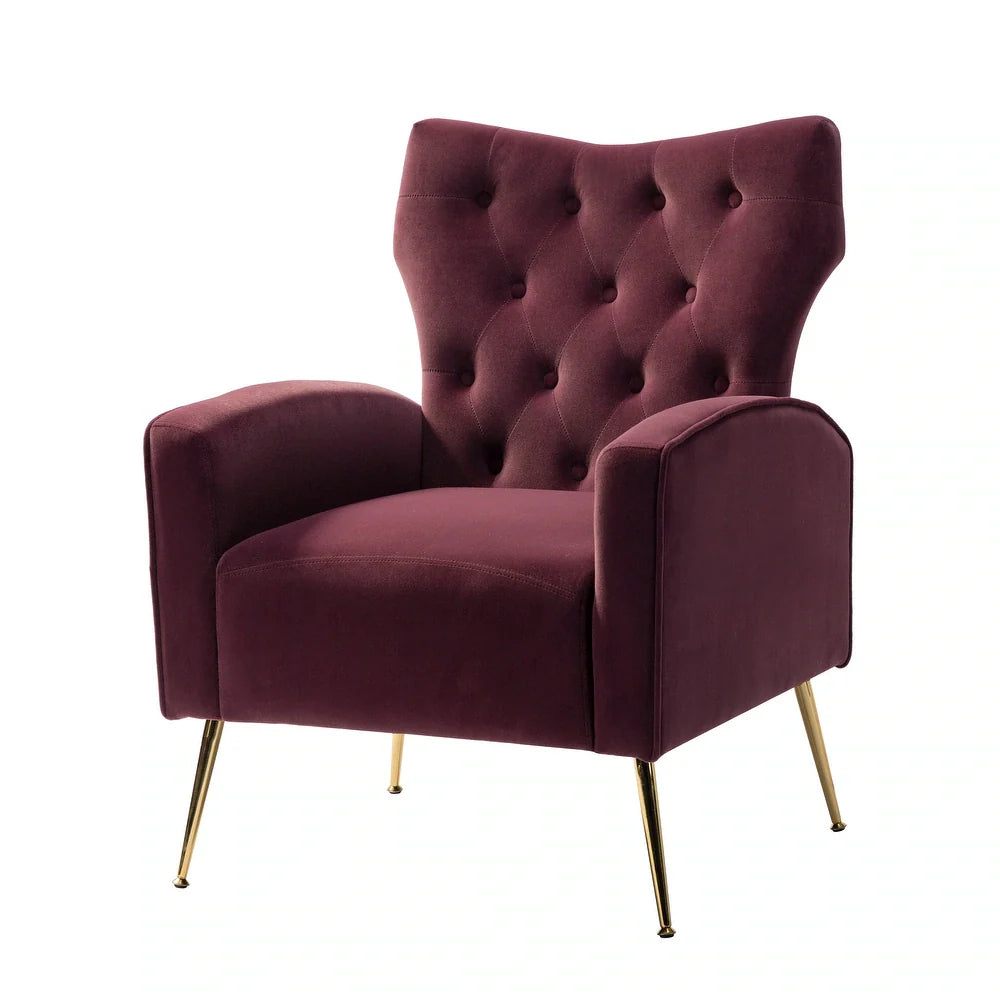 Danita Upholstered Accent Chair with Tufted Back