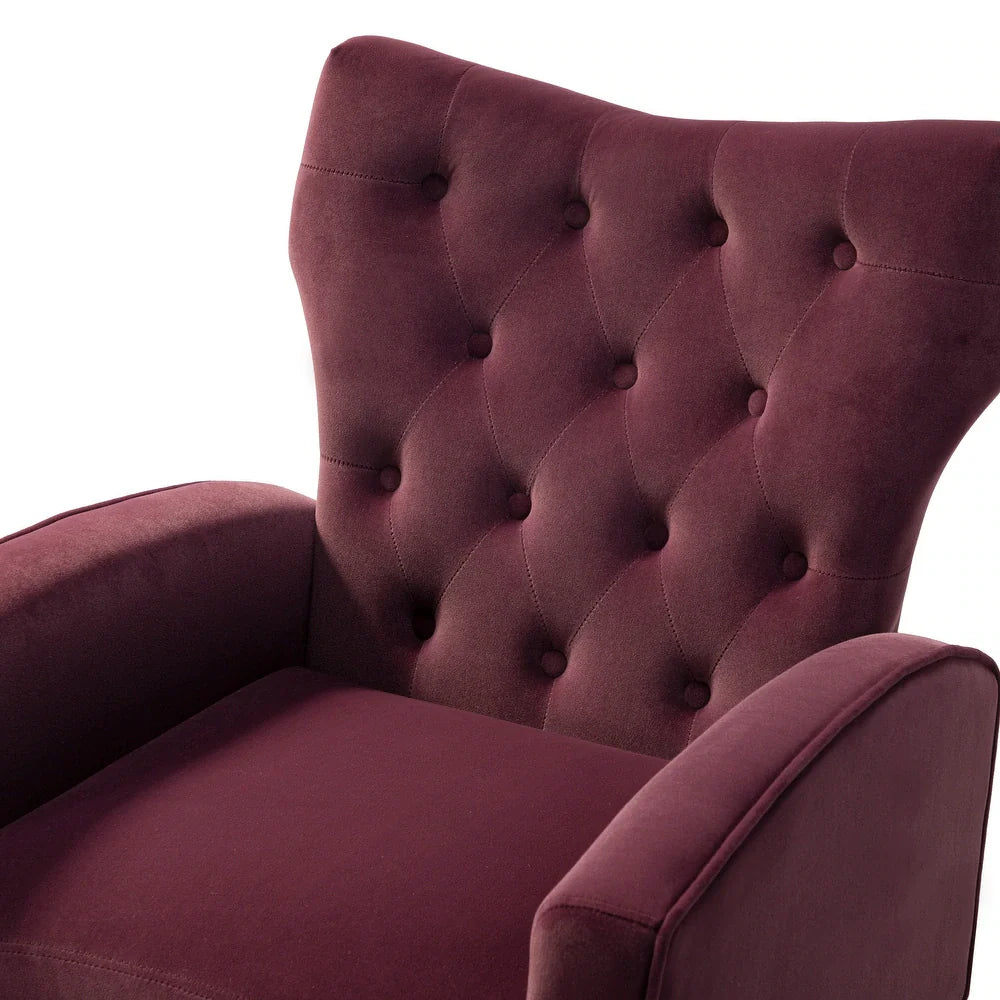 Danita Upholstered Accent Chair with Tufted Back