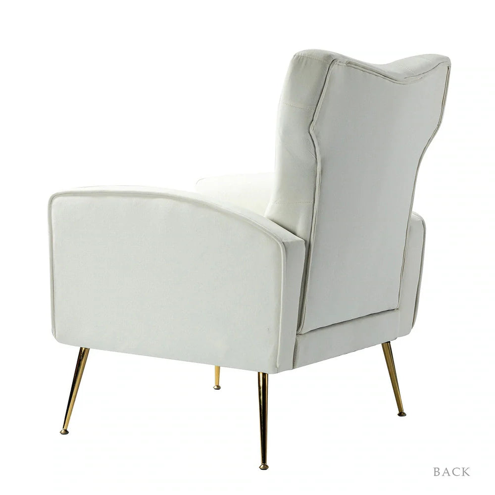 Danita Upholstered Accent Chair with Tufted Back