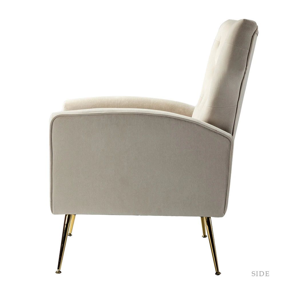 Danita Upholstered Accent Chair with Tufted Back