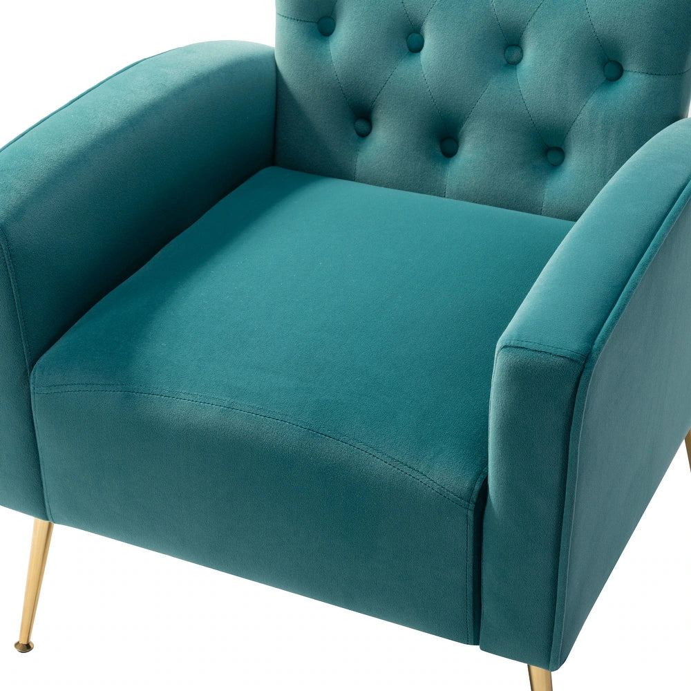 Danita Upholstered Accent Chair with Tufted Back