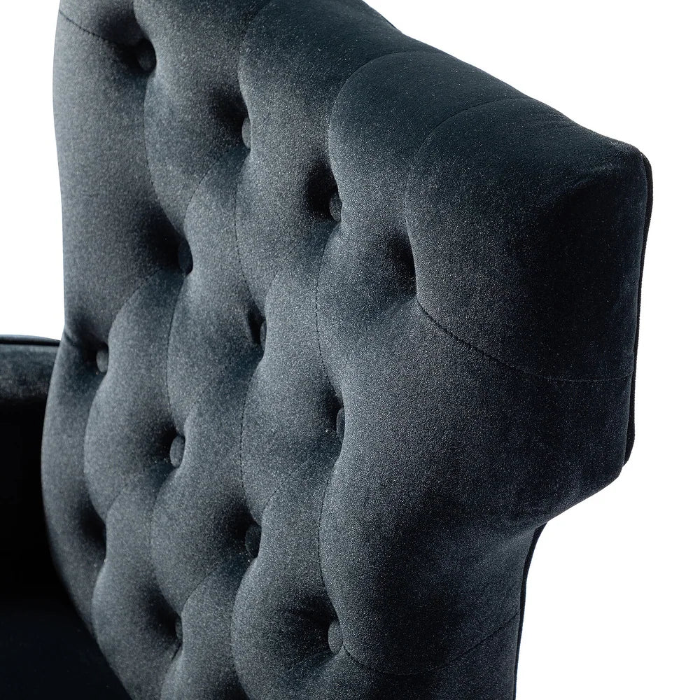 Danita Upholstered Accent Chair with Tufted Back