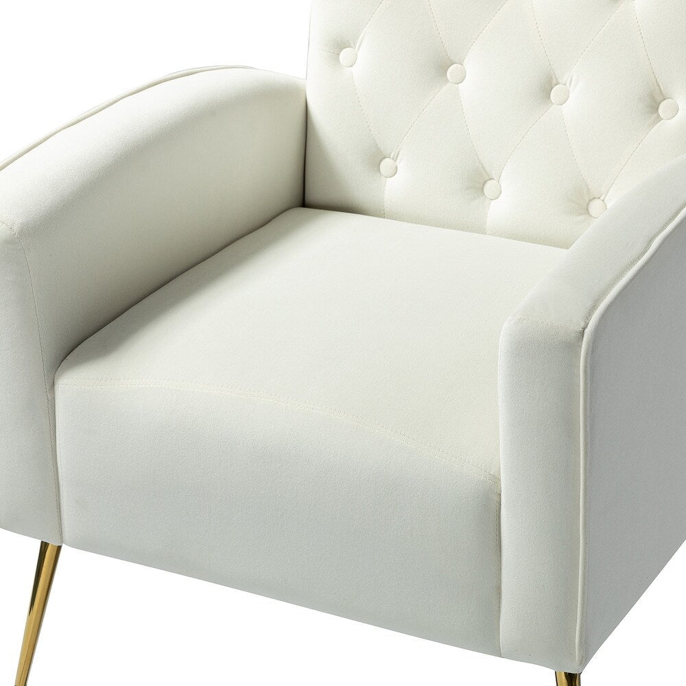 Danita Upholstered Accent Chair with Tufted Back