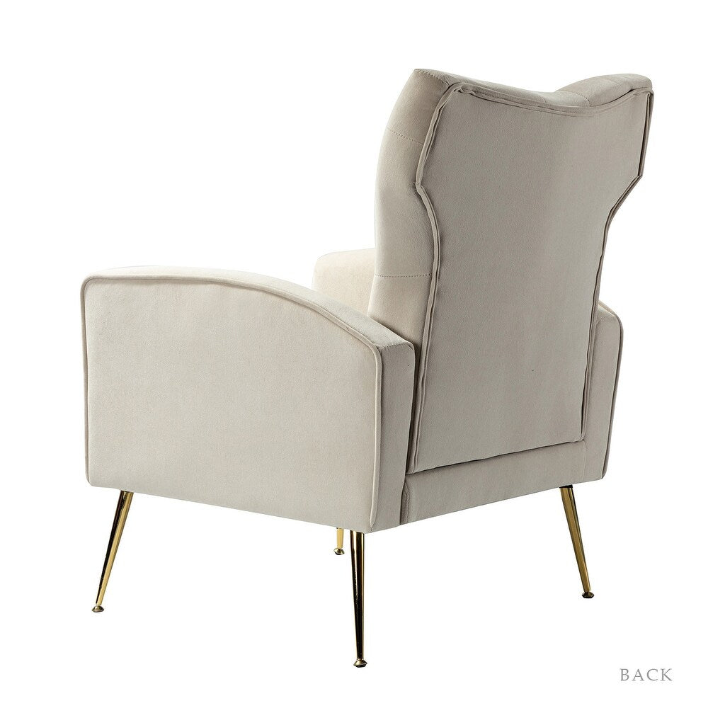 Danita Upholstered Accent Chair with Tufted Back