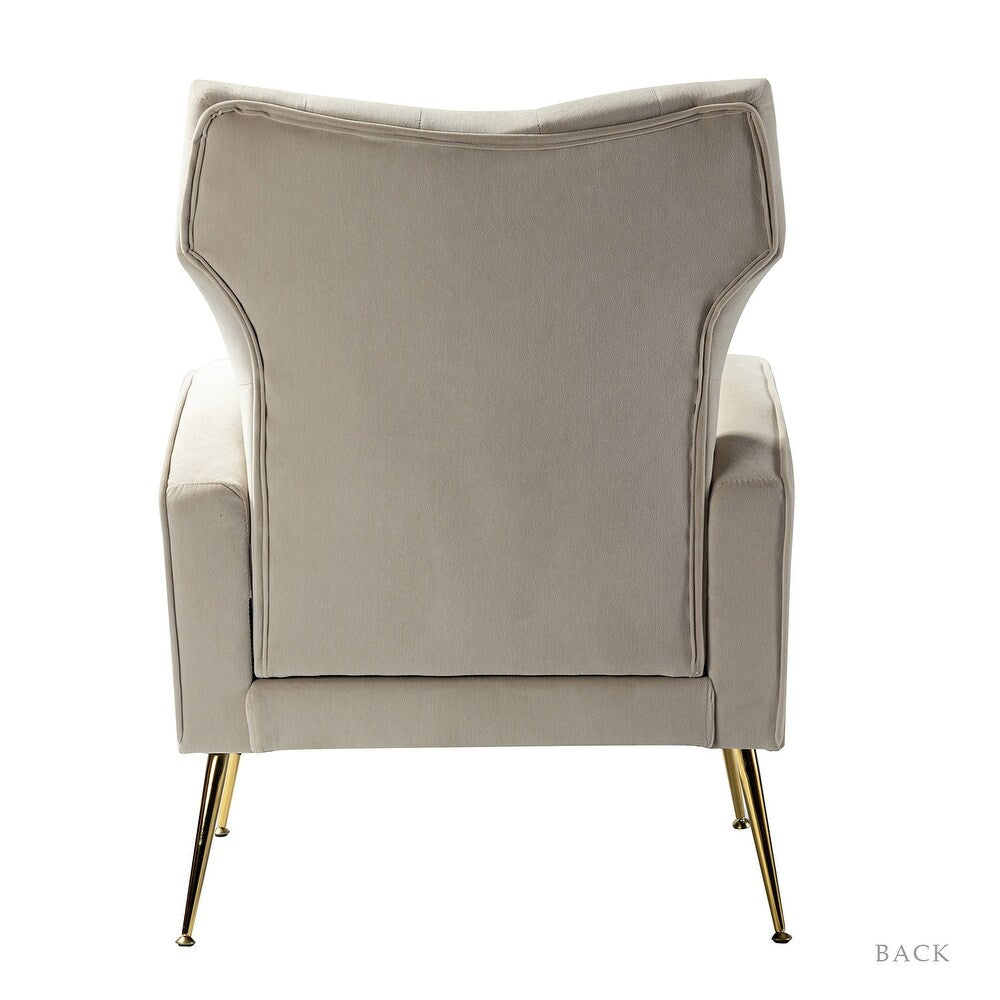 Danita Upholstered Accent Chair with Tufted Back