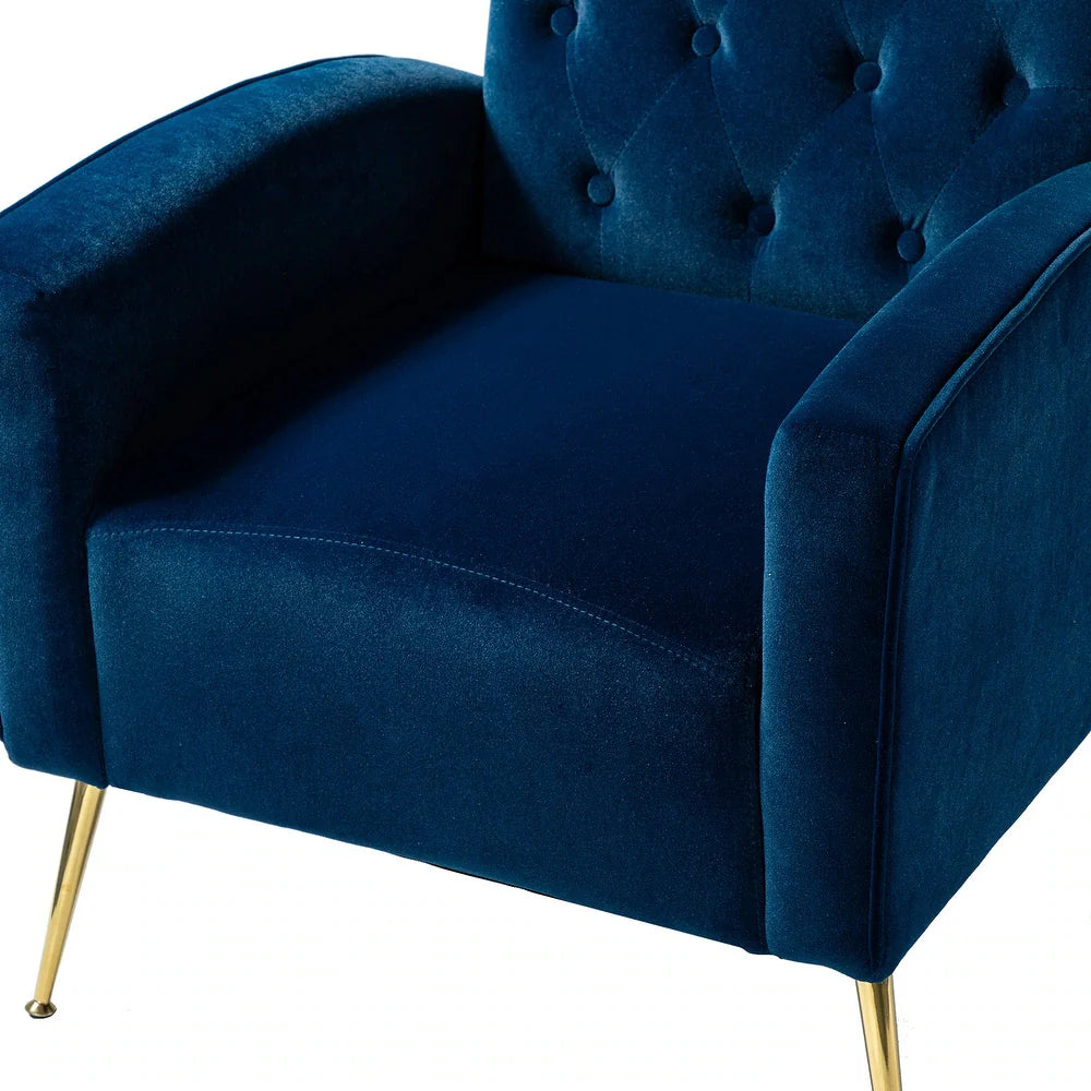 Danita Upholstered Accent Chair with Tufted Back