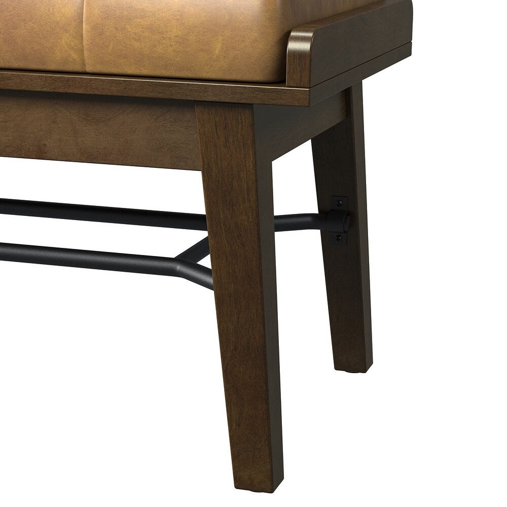 Dankmar Multifunctional Leather Bench with Storage Space