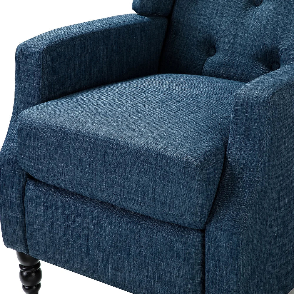 Debora Wingback Button Tufted Push-back Recliners Set of 2