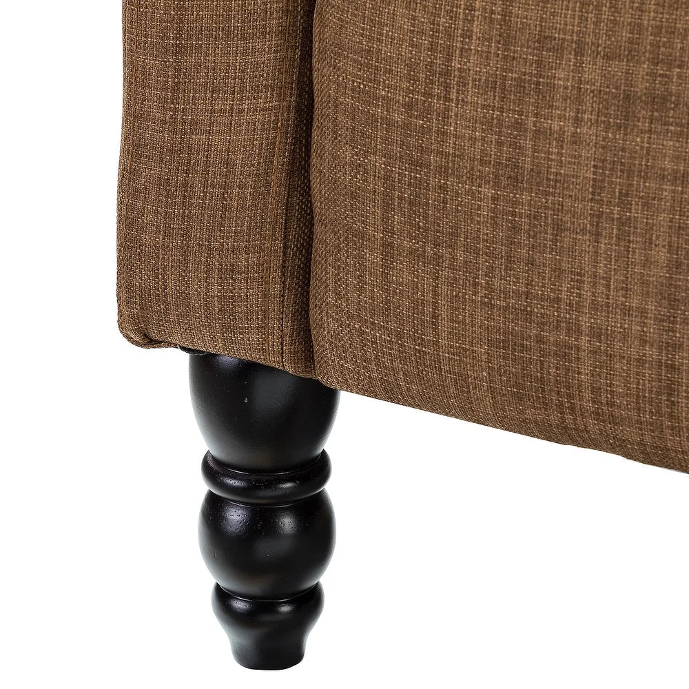 Debora Wingback Button Tufted Push-back Recliners Set of 2