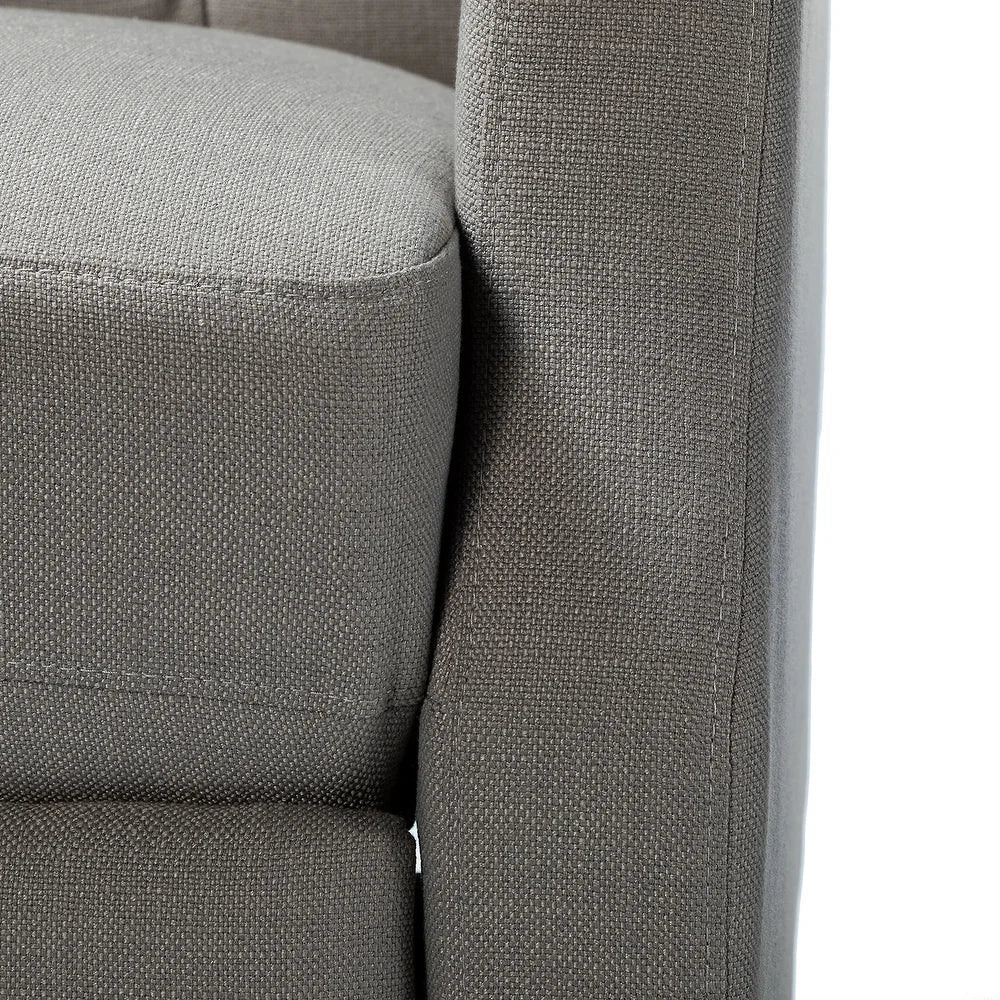 Debora Wingback Button Tufted Push-back Recliners Set of 2