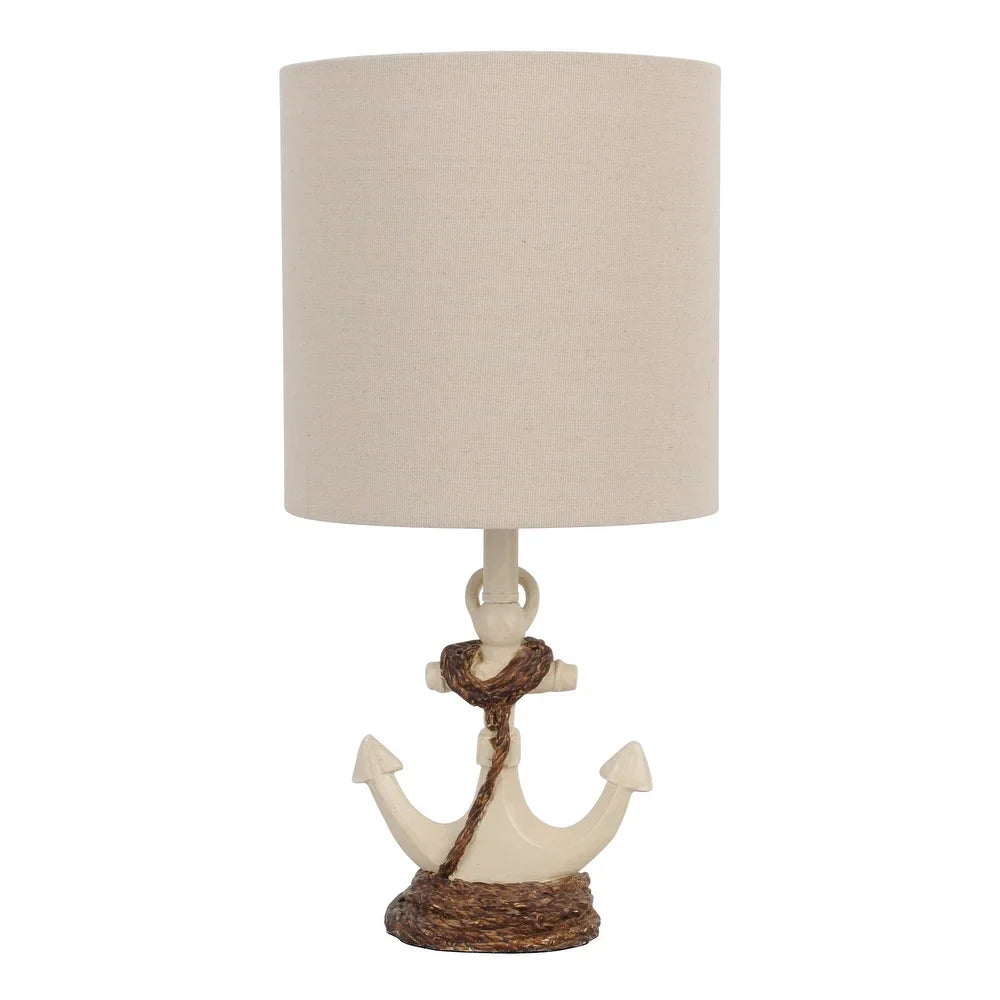 Decor Therapy Chastain Anchor Resin Table Lamp