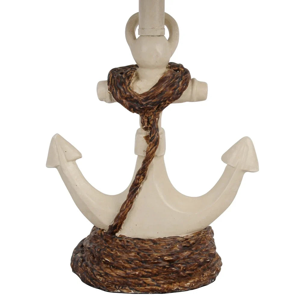 Decor Therapy Chastain Anchor Resin Table Lamp