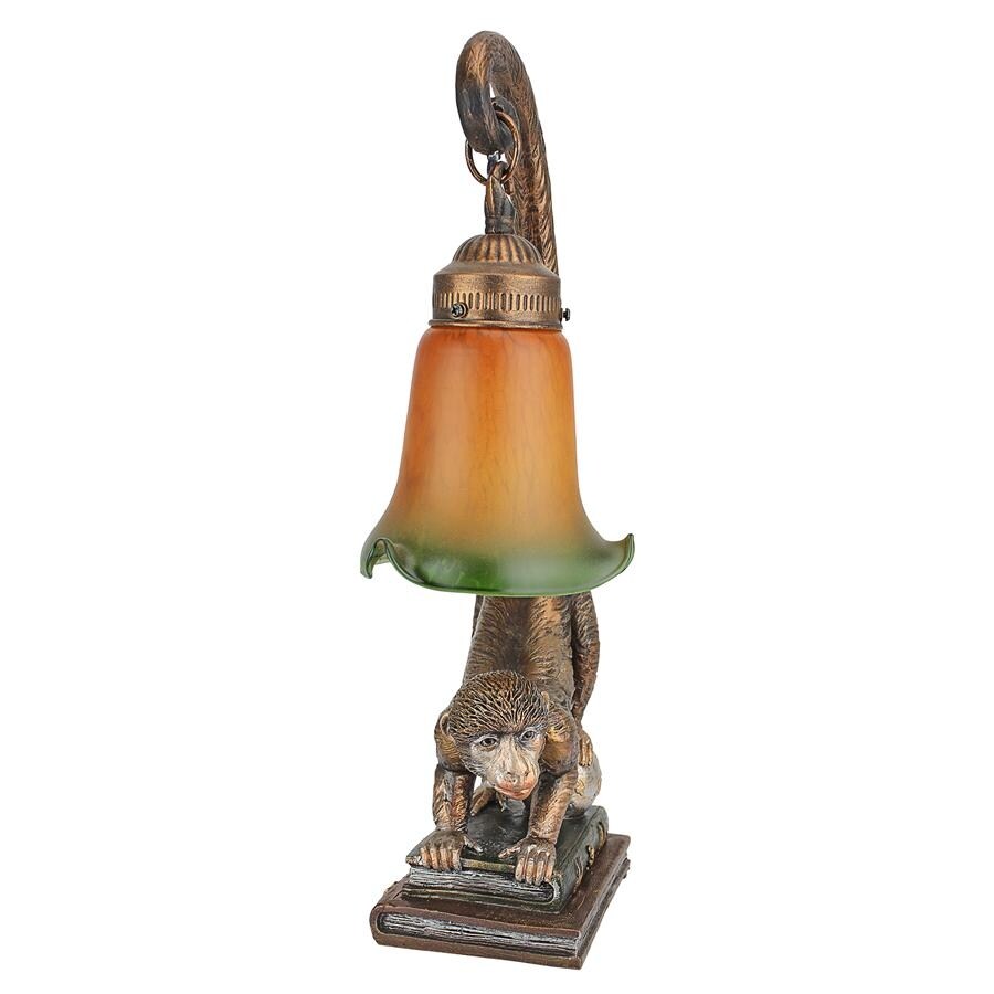 Design Toscano Monkey Business Sculptural Table Lamp