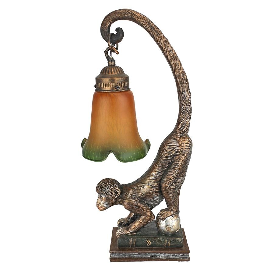 Design Toscano Monkey Business Sculptural Table Lamp