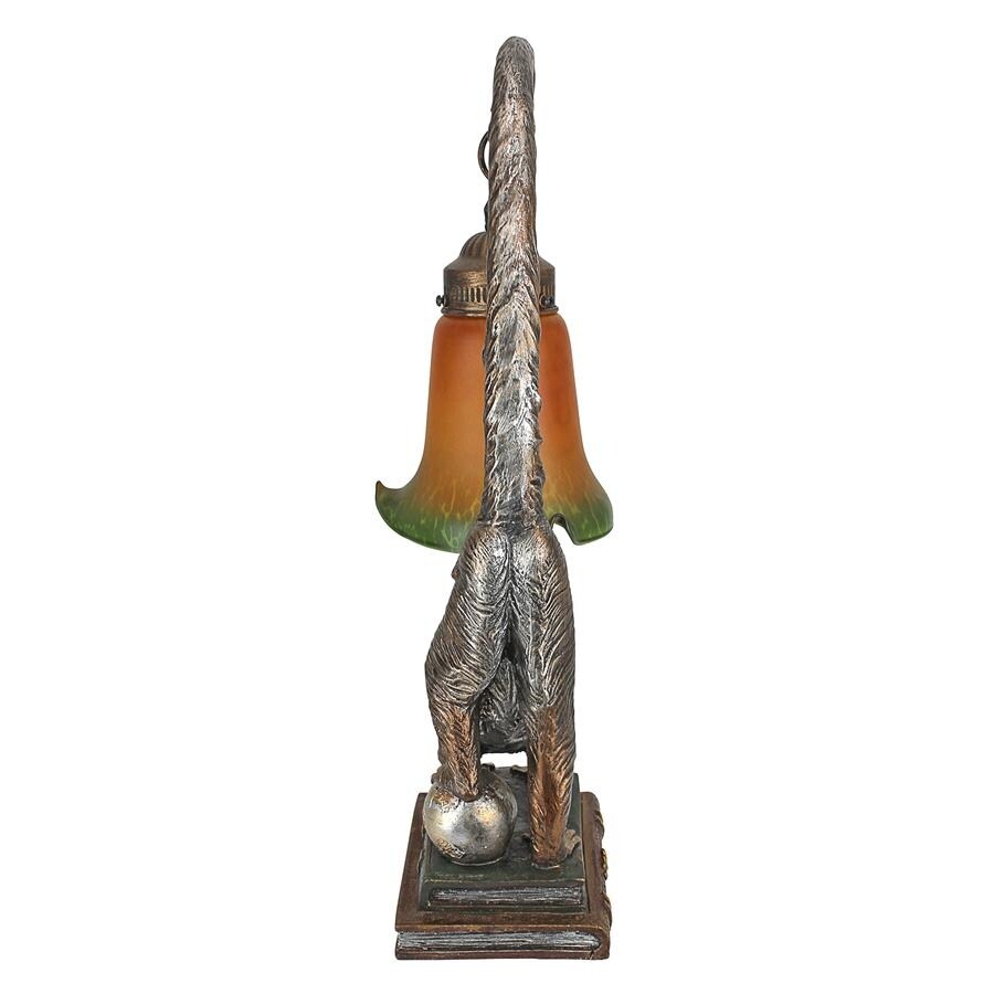 Design Toscano Monkey Business Sculptural Table Lamp