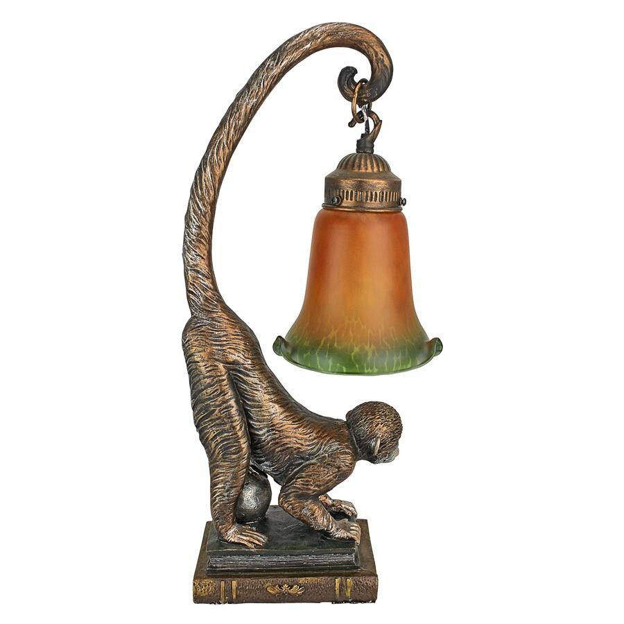 Design Toscano Monkey Business Sculptural Table Lamp