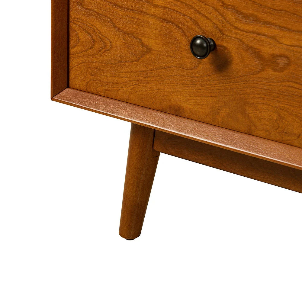 Dolly Mid-century Storage Bench with Storage Organizer
