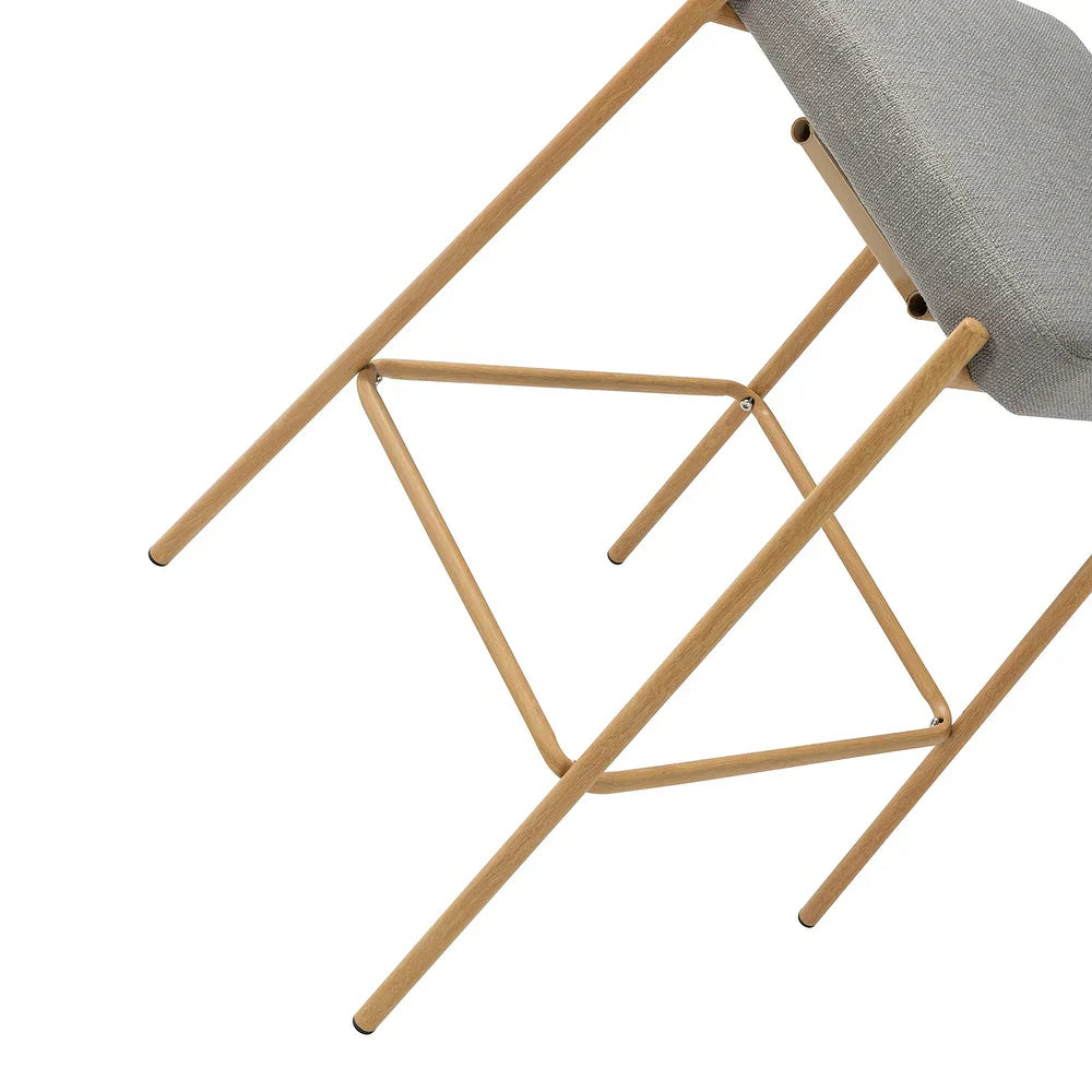 Duardo Modern Bar Stool with Metal Legs Set of 2