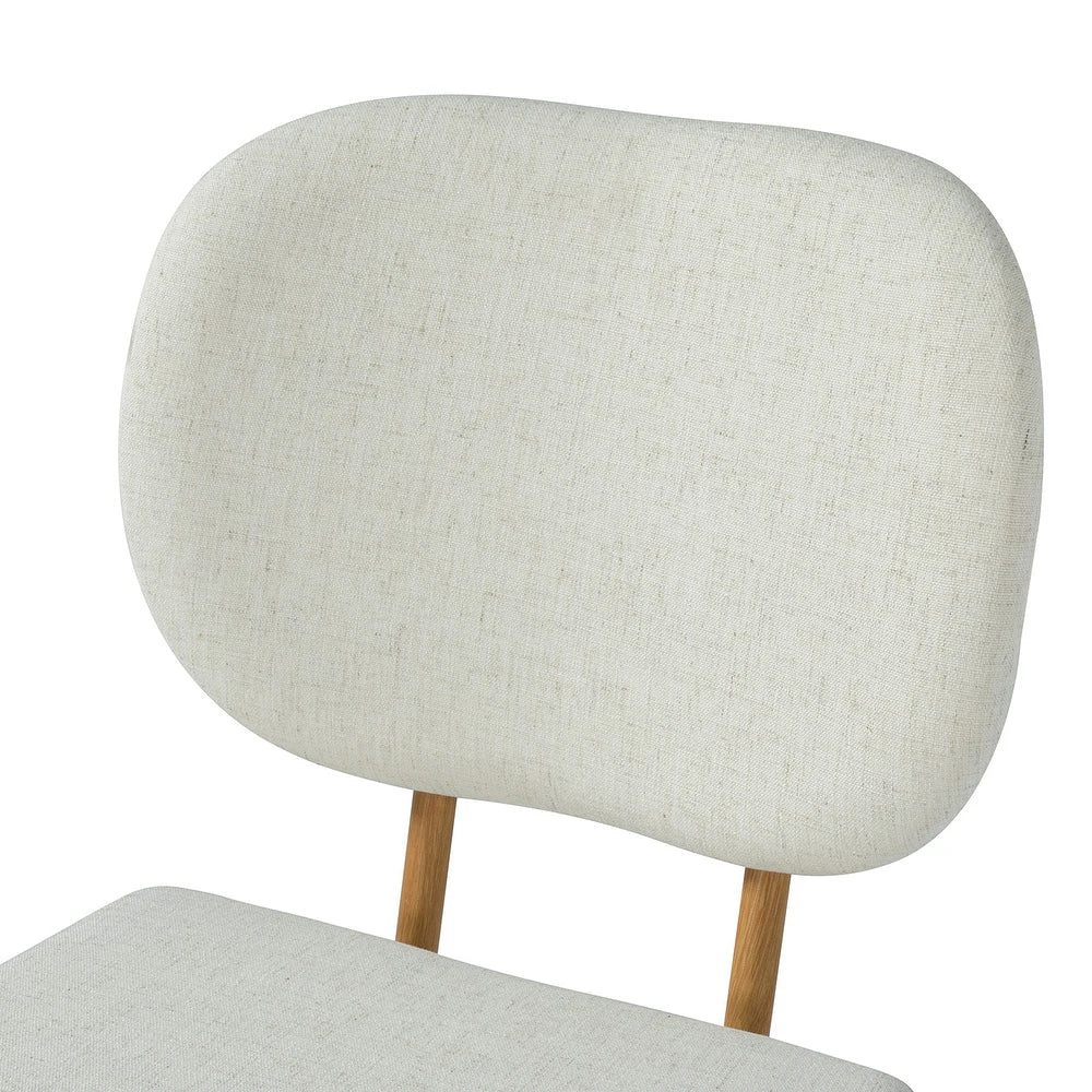 Duardo Modern Bar Stool with Metal Legs Set of 2