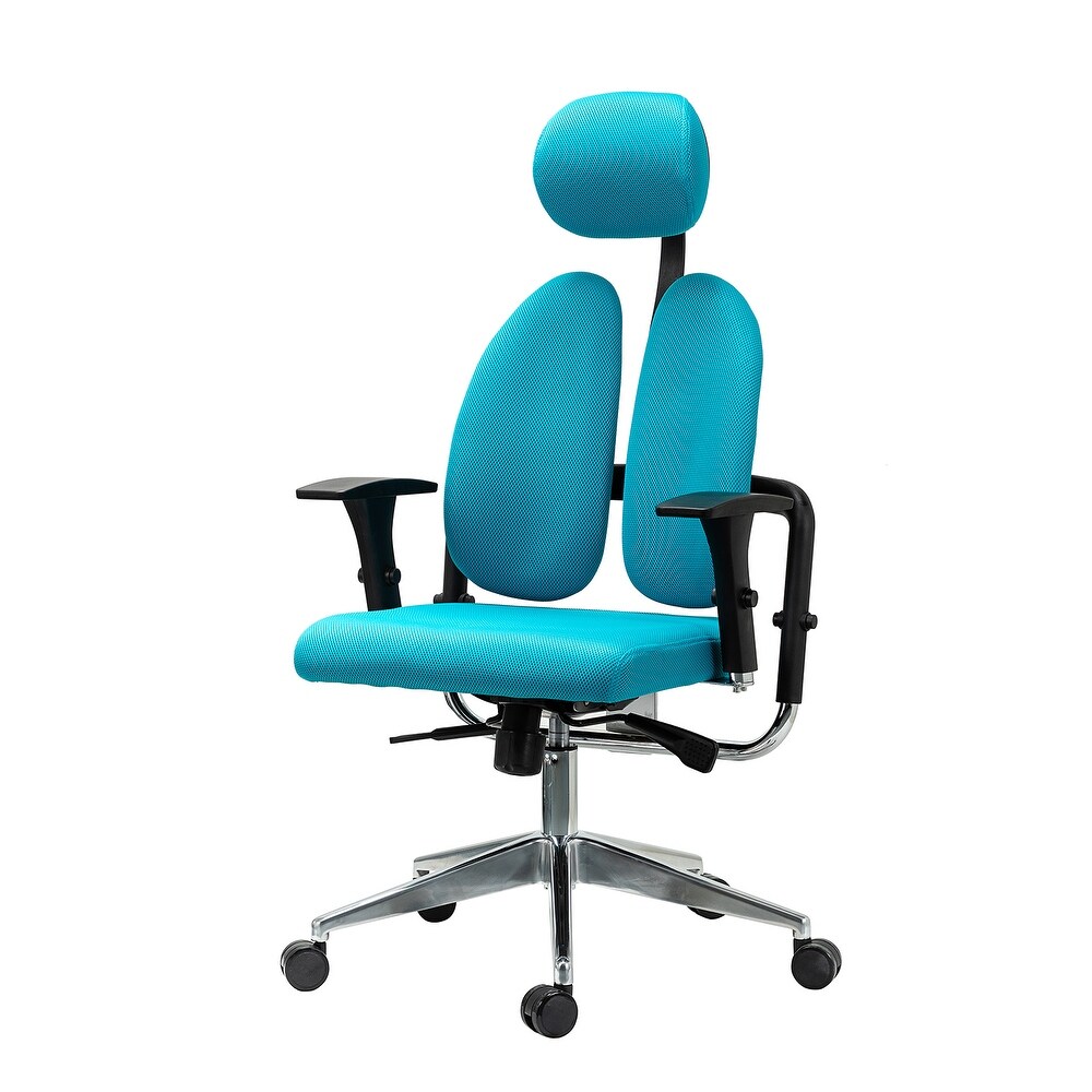 Easter Ergonomic Swivel Task Chair with Adjustable Height - TEAL