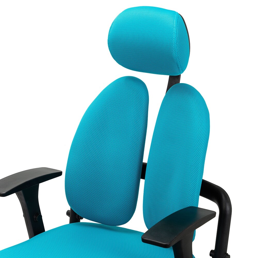 Easter Ergonomic Swivel Task Chair with Adjustable Height - TEAL