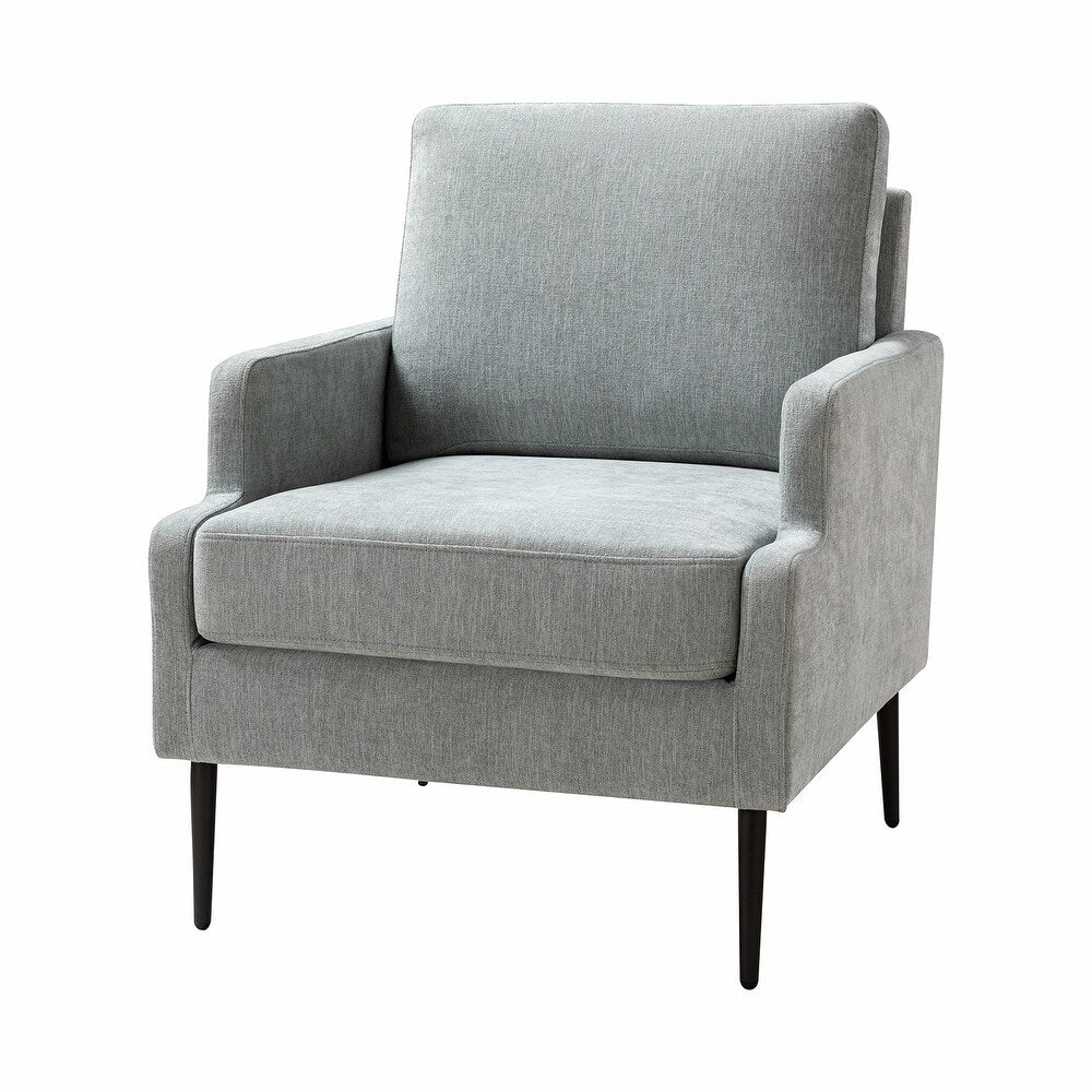 Eckhard Mid-century Modern Upholstery Accent Chair with Metal Legs