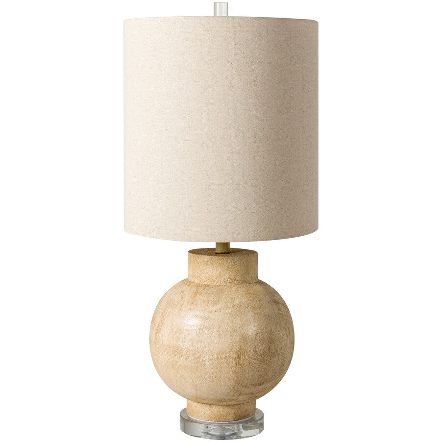 Edwine Round Neutral Ceramic Body - 28"H x 14"W x 14"D