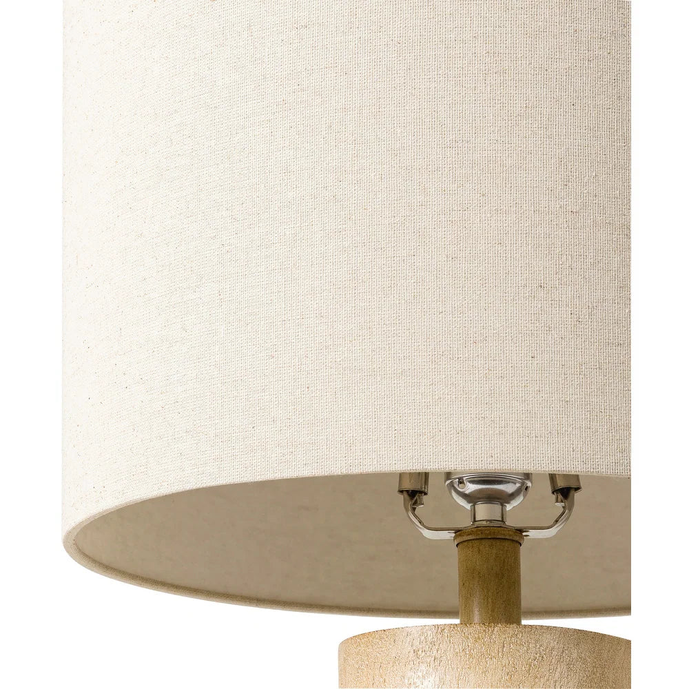 Edwine Round Neutral Ceramic Body - 28"H x 14"W x 14"D