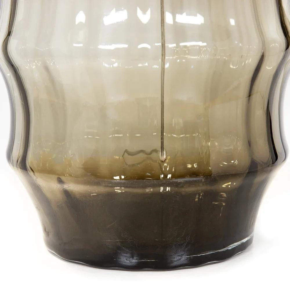 The Curated Nomad Hermann Contemporary Olive Table Lamp