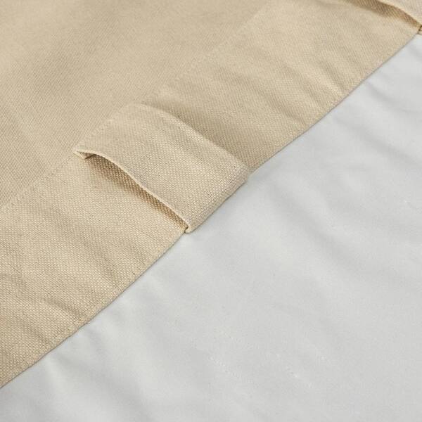 Semi-Sheer Rod Pocket Single Drapery Panel - Ivory - 50*84