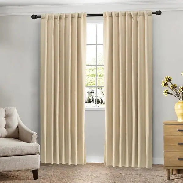 Semi-Sheer Rod Pocket Single Drapery Panel - Ivory - 50*84