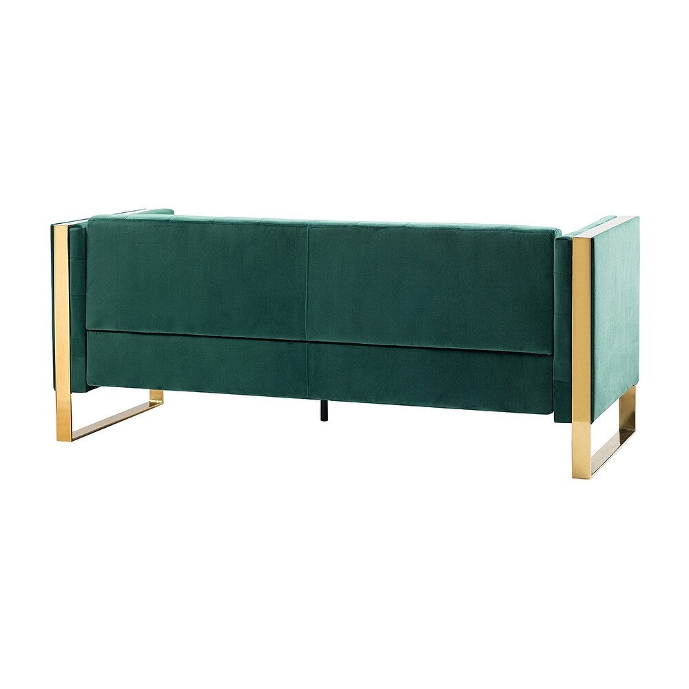 Emiliano Comfy 76" Tufted Sofa with Removable Seat