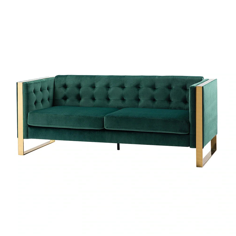 Emiliano Comfy 76" Tufted Sofa with Removable Seat