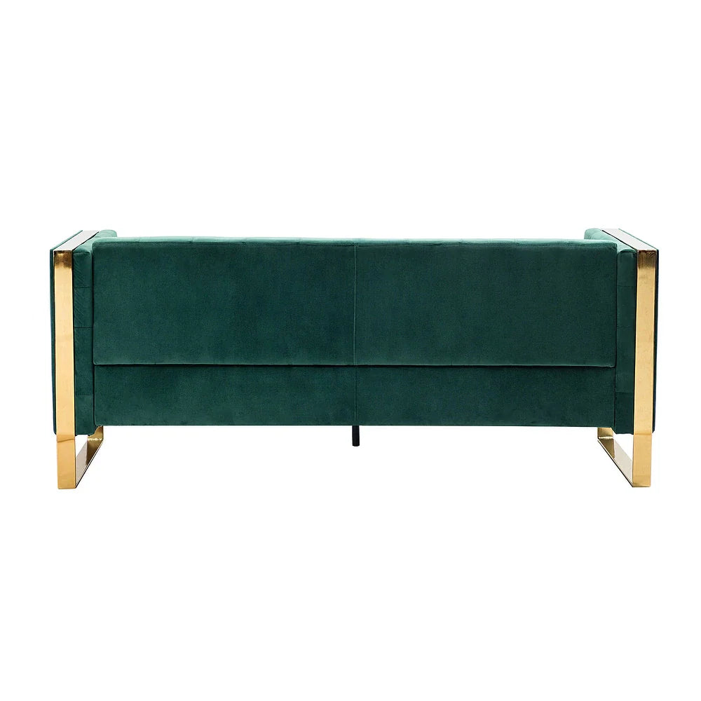 Emiliano Comfy 76" Tufted Sofa with Removable Seat