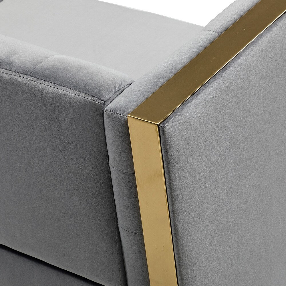 Emiliano Comfy 76" Tufted Sofa with Removable Seat