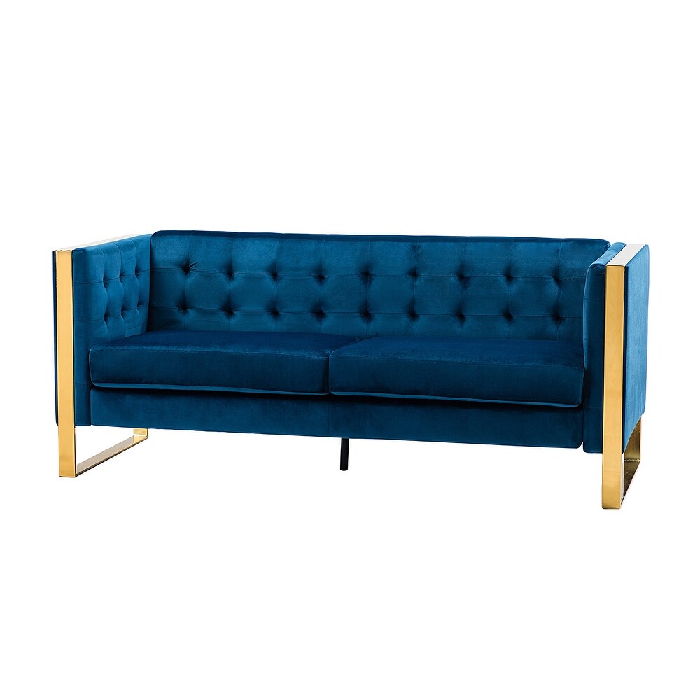 Emiliano Comfy 76" Tufted Sofa with Removable Seat