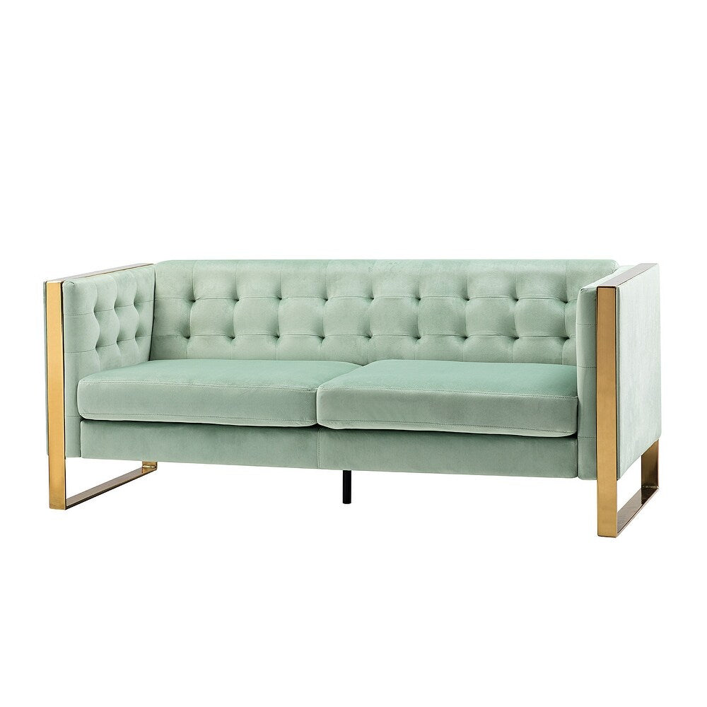 Emiliano Comfy 76" Tufted Sofa with Removable Seat