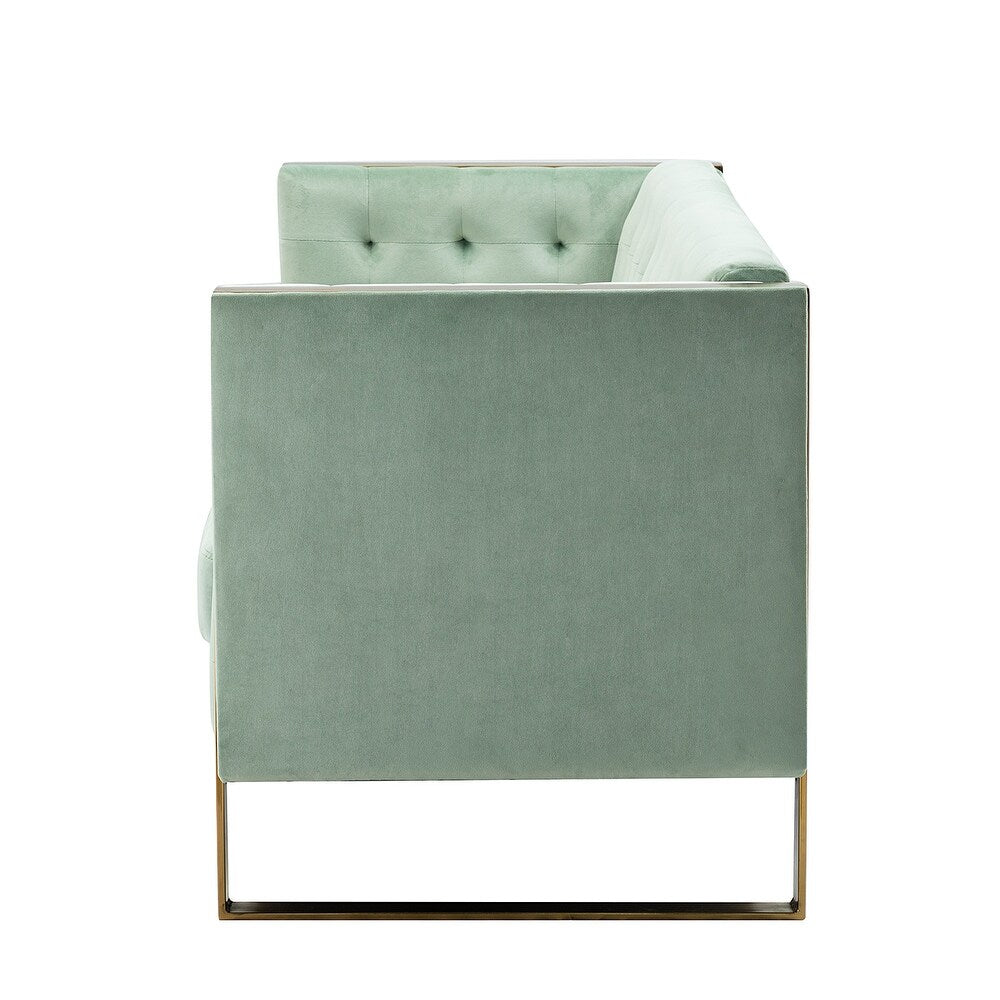 Emiliano Comfy 76" Tufted Sofa with Removable Seat