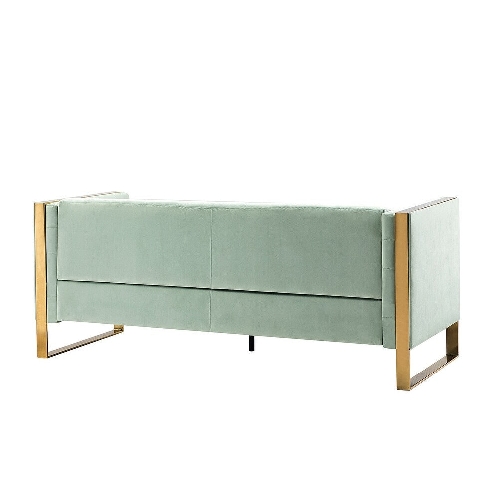 Emiliano Comfy 76" Tufted Sofa with Removable Seat