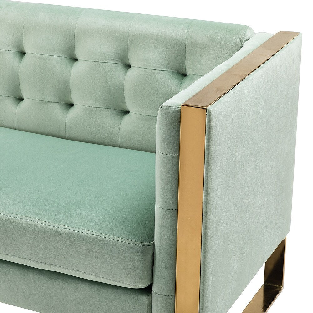 Emiliano Comfy 76" Tufted Sofa with Removable Seat