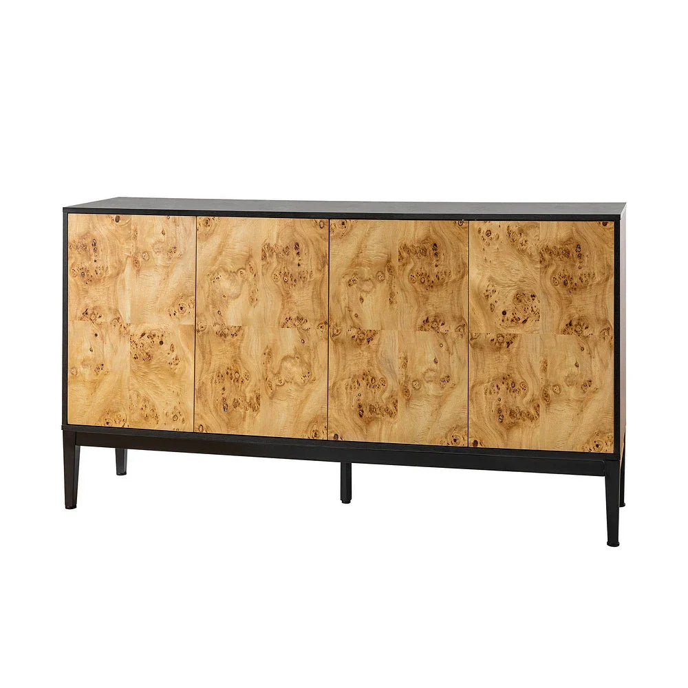 Emst Contemporary Sideboard Storage Cabinet with 4 Doors