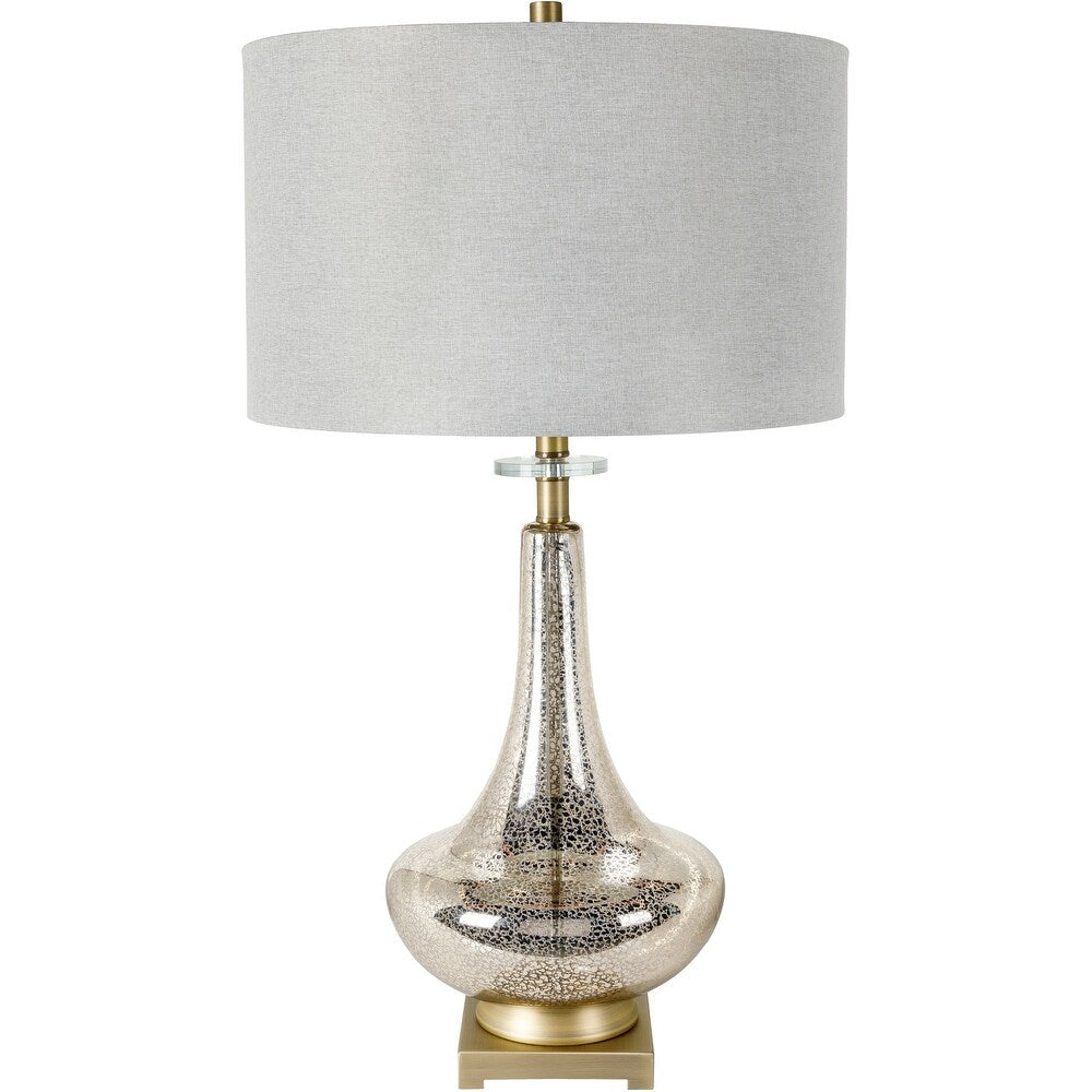 Essa Glass Trumpet Translucent Glam Table Lamp - 31"H x 18"W x 18"DA