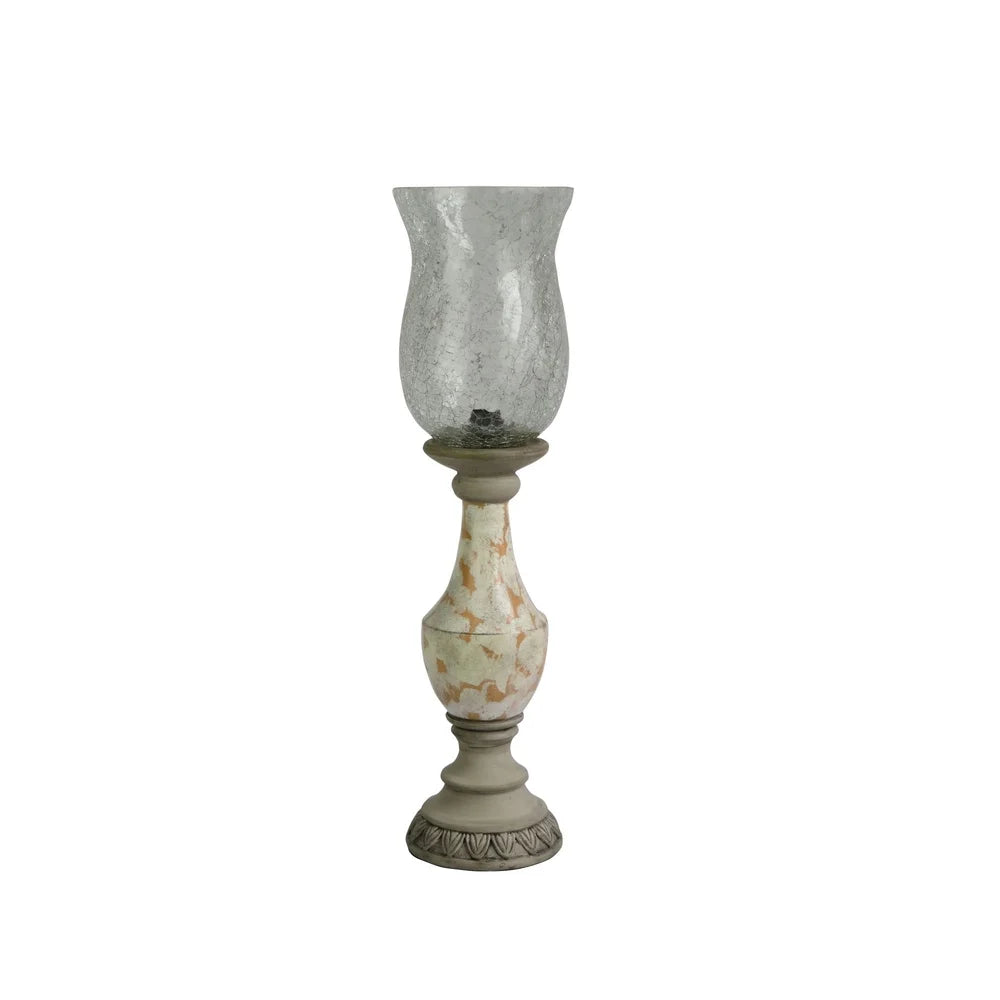Fangio Lighting's 6261 22in. Antique White/Concrete Grey Resin Uplight