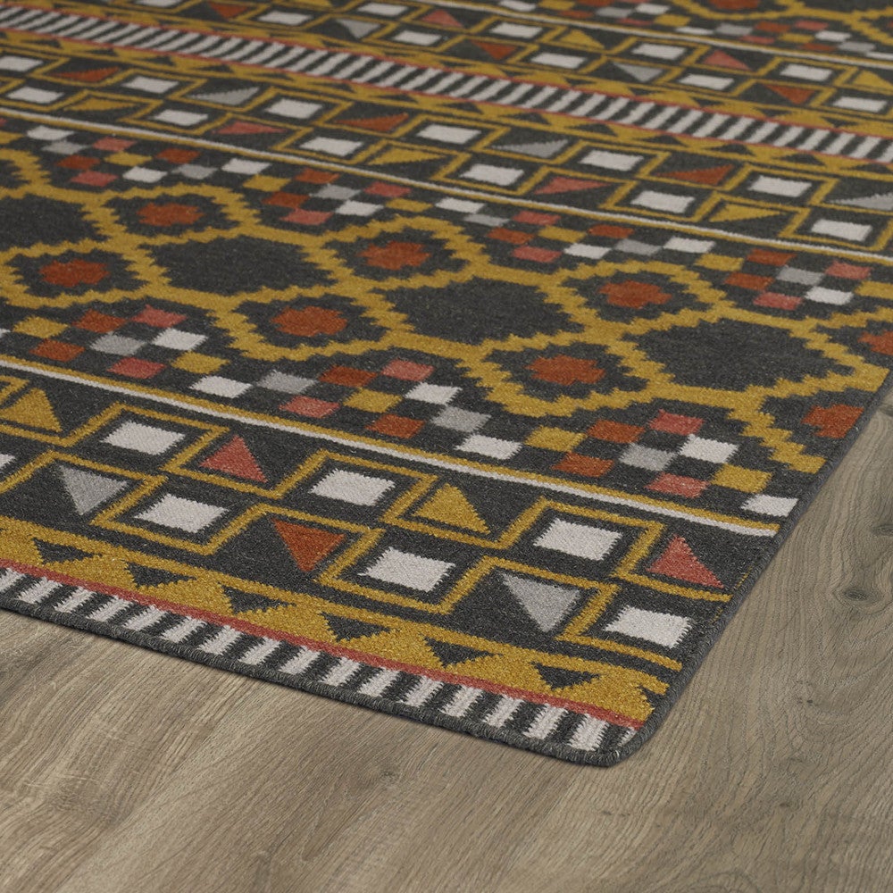 Nomad Collection Blue Soft Area Rug