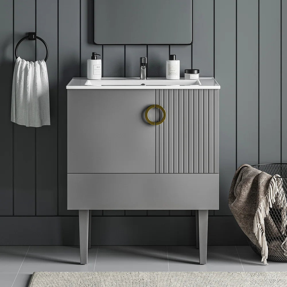 Rogelio Freestanding 30" Bathroom Vanity with Sink Combo