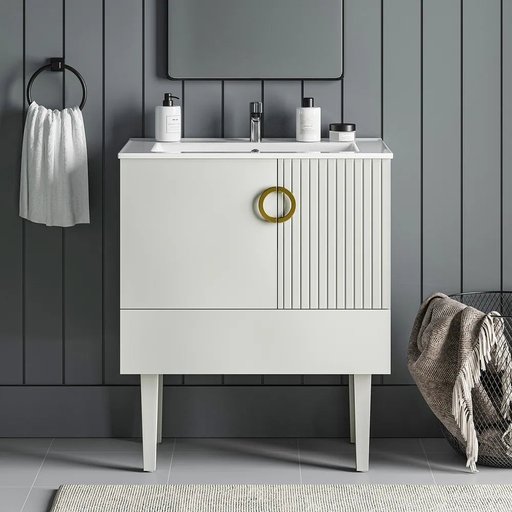 Rogelio Freestanding 30" Bathroom Vanity with Sink Combo