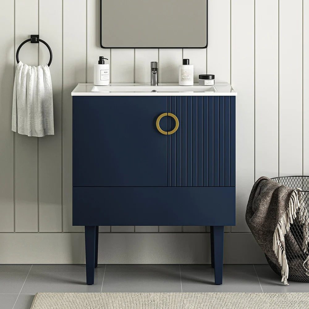 Rogelio Freestanding 30" Bathroom Vanity with Sink Combo