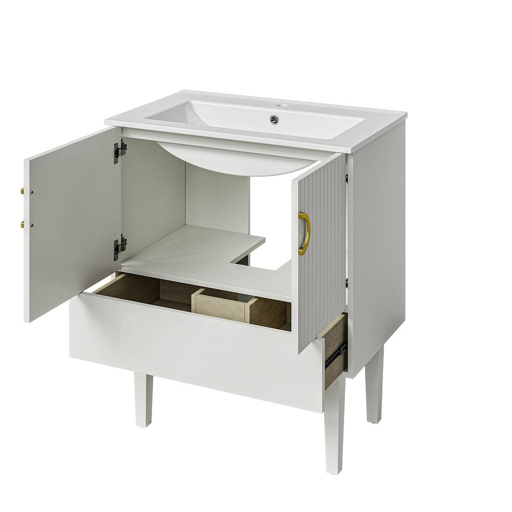 Rogelio Freestanding 30" Bathroom Vanity with Sink Combo